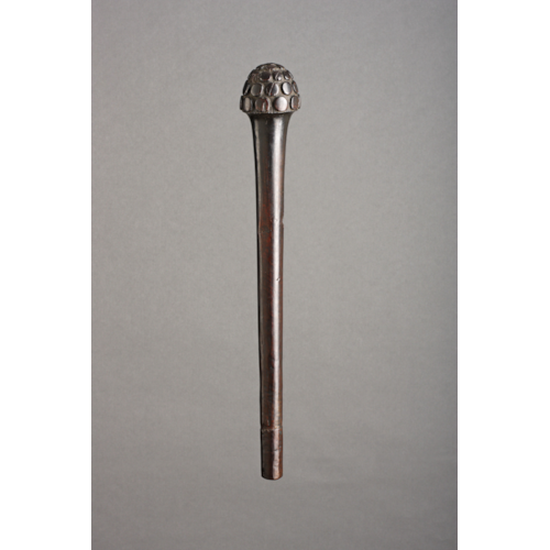 Rare Fijian War Club ‘Buli Buli’ with an expanded head regularly carved with raised studs